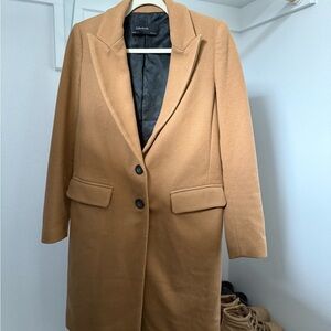Zara Camel Blazer Coat